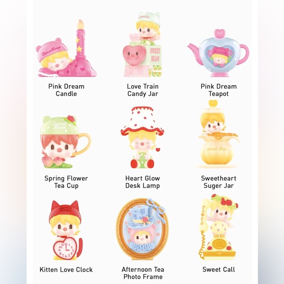 NEW Popmart Sweet Bean
Afternoon Tea Series Figures Heart Glow
Desk Lamp - Picture 8 of 9